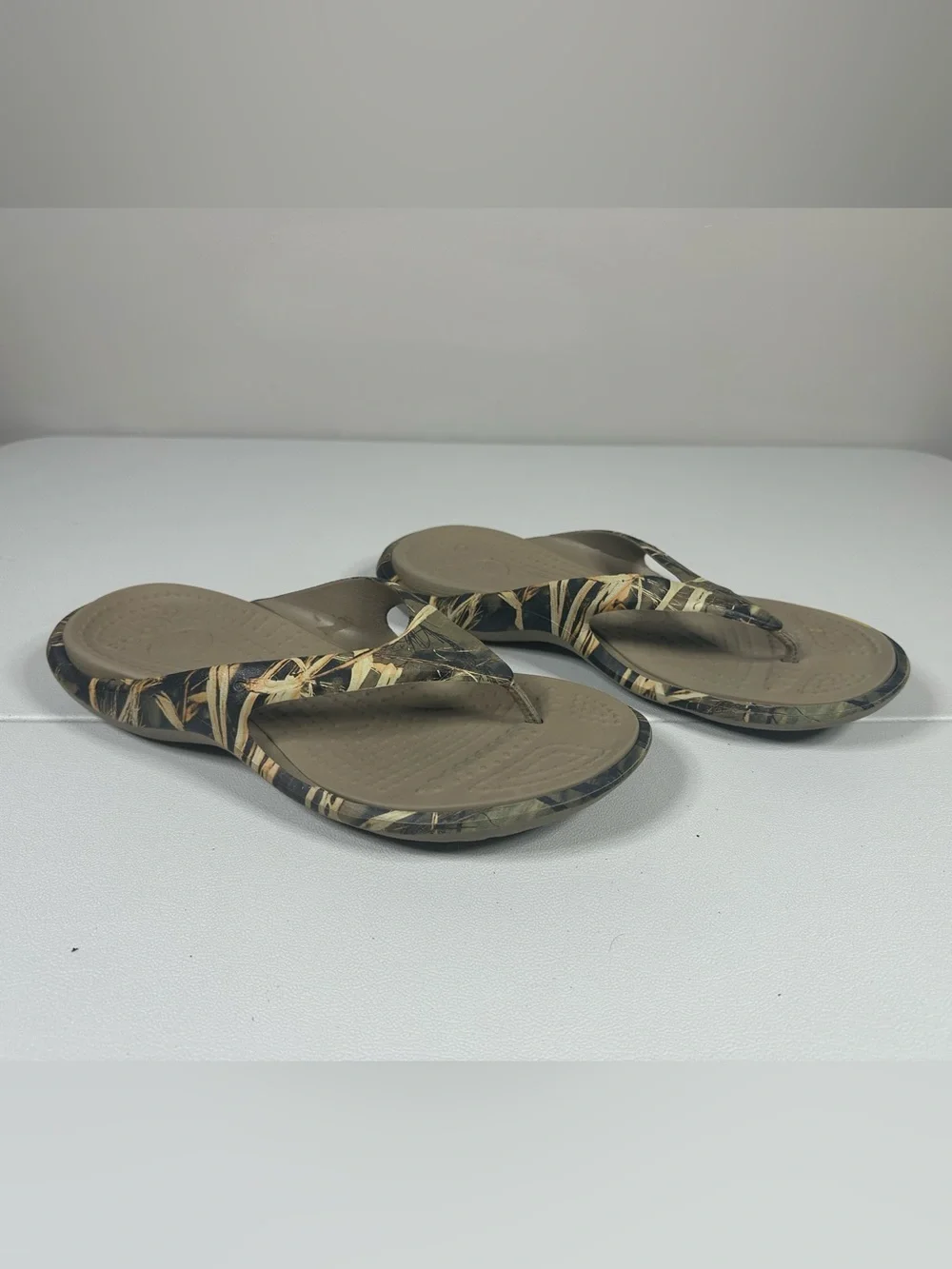 CROCS Baja Realtree Camo Flip Flop Sandals
